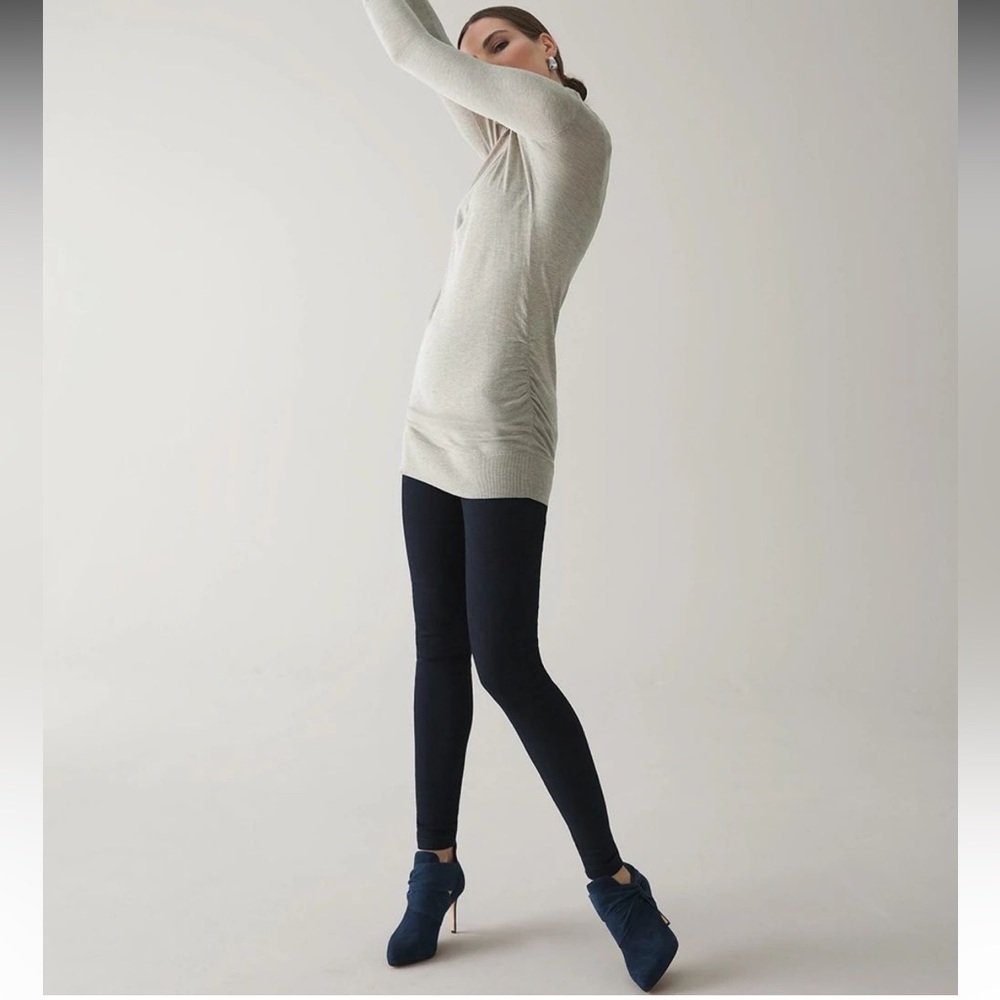 WHITE HOUSE BLACK MARKET Denim WHBM Runway Leggings 6 - Picture 3 of 10